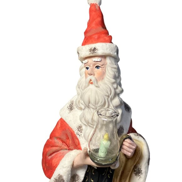 Sarah's Attic Spirit Of Christmas Guiding Light Santa Figurine - Picture 2 of 11